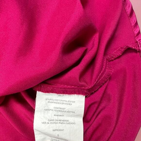 Y2K My Michele pink elegant satin tie back flowy layered cami top🎀 - Picture 8 of 8